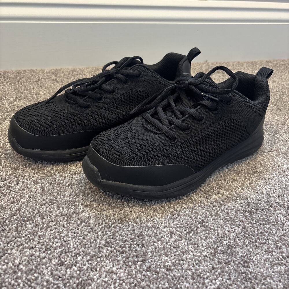 DoLife Pro-Grip Athletic Black Comp Toe Shoe - Women's Size 6.5